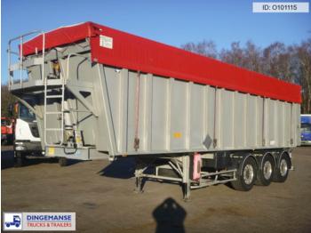Semi-reboque basculante Benalu Tipper trailer alu 52 m3 + tarpaulin: foto 1