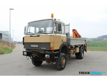 Camião basculante Iveco 160-30 4x4 AHW 3-Seitenkipper mit Kran: foto 1