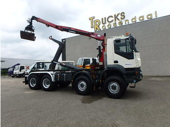 Camião polibenne Iveco Euro Trakker 8x8 440 + HMF 5100 + big axle: foto 1
