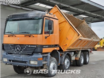 Camião basculante Mercedes-Benz Actros 4143 K 8X6 Manual BigAxle SteelSuspension 15m3 Euro 3: foto 1