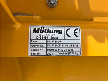 Müthing MU-M 600/F - Triturador de martelos: foto 3