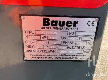 BAUER GFS-90 112 kVA (Unused) - Gerador elétrico: foto 5