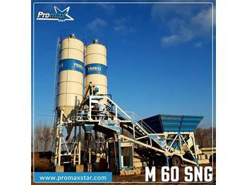 PROMAXSTAR Mobile Concrete Batching Plant PROMAX M60-SNG(60m³/h) - Central de betão