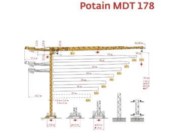 Potain MDT 178 - Guindaste de torre