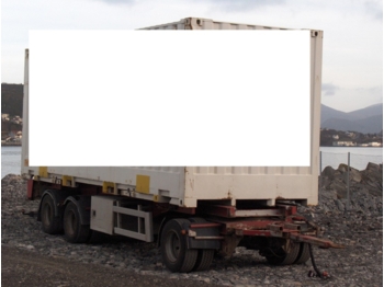 Trailerbygg Containerhenger - Reboque transportador de contêineres/ Caixa móvel