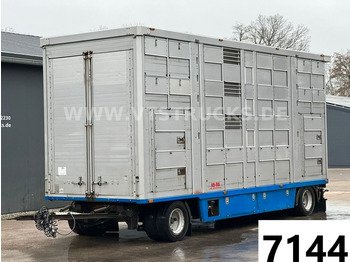 Ka-Ba 4.Stock Anhänger Aggregat, Tränke, Hubdach  - Reboque transporte de gado