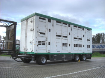 MENKE-JANZEN TFA 24 / 3 Stock / 3 Achsen  - Reboque transporte de gado