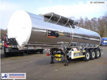 Semi-reboque cisterna para transporte de betume Crossland Bitumen tank inox 31.8 m3 / 1 comp: foto 1