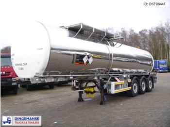 Semi-reboque cisterna para transporte de betume Crossland Bitumen tank inox 31.8 m3 / 1 comp: foto 1