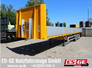 Semi-reboque plataforma/ Caixa aberta ES-GE 3-Achs-Sattelanhänger - Bordwände - CV: foto 1