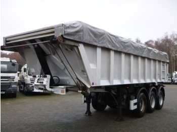 Semi-reboque basculante Lecinena Tipper trailer alu 25 m3 + tarpaulin: foto 1
