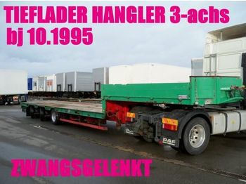 HANGLER TIEFLADER ZWANGSGELENKT 3-achs / BDF  - Semi-reboque baixa