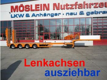 Möslein 4 Achs Satteltieflader, ausziehbar - Semi-reboque baixa