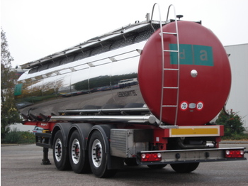Berger Food - milk tank, 32.000 l., 4 comp., Light weight: 5.660 kg. - Semi-reboque cisterna