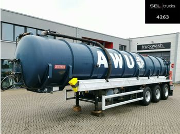 Hüffermann Fäkalienentsorgung Tank/Saug/Druck / 26.000 l  - Semi-reboque cisterna