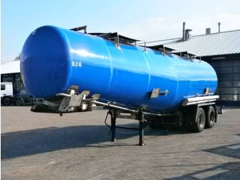 Maisonneuve Chemical tank Inox 31m3 / 3 comp. - Semi-reboque cisterna