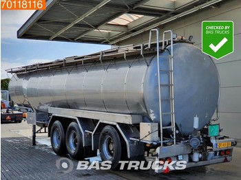 Vocol 35.000 Ltr. Stainless steel + Pump Wassertank RVS INOX - Semi-reboque cisterna