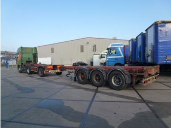 D-TEC 4-as combi trailer - 47.000 Kg - - Semi-reboque transportador de contêineres/ Caixa móvel