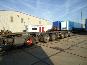 D-TEC 5-Axle combi trailer - CT 53 05D - 53.000 Kg - Semi-reboque transportador de contêineres/ Caixa móvel