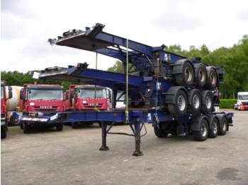 Dennison Stack of 3 units - 3-axle sliding container trailer - Semi-reboque transportador de contêineres/ Caixa móvel