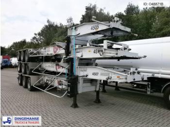 Titan Tank container trailer 20 ft. (3 units €8000) - Semi-reboque transportador de contêineres/ Caixa móvel