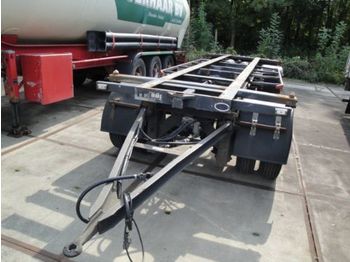 Vogelzang 2-assige aanhangwagen - Semi-reboque transportador de contêineres/ Caixa móvel