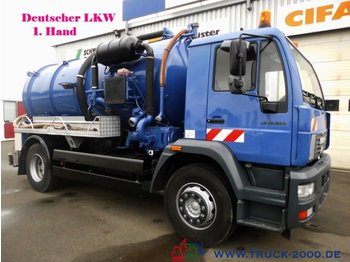 Caminhão limpa fossa MAN 18.220 Hochdruck Saug Spülwagen 10m³ 500L Wasser: foto 1